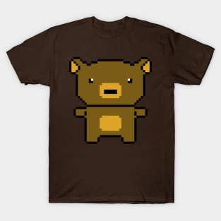 Pixel Art Whimsy Bear T-Shirt